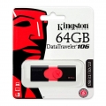 Kingston DataTraveler 106 (DT106) Schwarz/Rot - 32GB [USB 3.1 Gen 1, mit Schiebekappe]