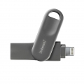 Intenso iMobile Line Pro USB 3.0 + Lightning 64 GB, Aluminium