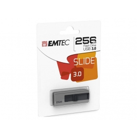 More about Emtec B250 Slide, 256 GB, USB Typ-A, 3.2 Gen 1 (3.1 Gen 1), Dia, Grau