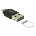 Delock Card Reader OTG USB microSD für Smartphones