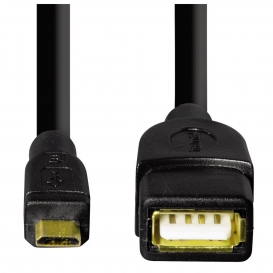 More about Hama - 78426 USB-2.0-OTG-Adapterkabel, Micro-Stecker - A-Kupplung, Schwarz, 0,15 m