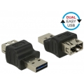 DeLOCK Adapter USB2.0 Stecker -＞ Buchse