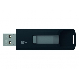 More about Emtec C450 Slide, 64 GB, USB Typ-A, 2.0, Dia, Schwarz, Grau