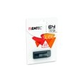 Emtec C450 Slide, 64 GB, USB Typ-A, 2.0, Dia, Schwarz, Grau