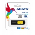 ADATA DashDrive UV128 16GB, 16 GB, USB 3.0, Slide, 21 mm, 69 mm, 9 mm