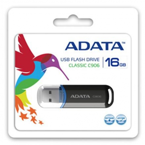 ADATA C906 32 GB, USB 2.0, Schwarz