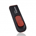 ADATA C008 16 GB, USB 2.0, Schwarz/Rot