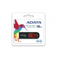 ADATA C008 16 GB, USB 2.0, Schwarz/Rot