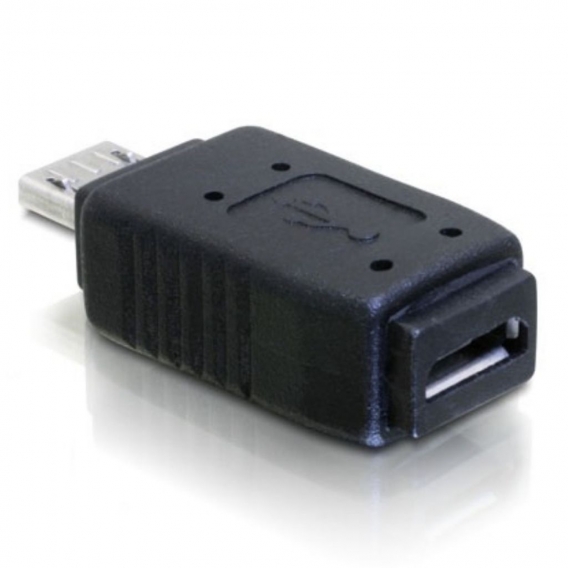 65032 - Adapter - USB micro-A+B-Buchse zu USB micro-A-Stecker