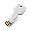 4GB USB 2.0 Stick Flash Drive Aluminium silber Schlüssel Metall kompakt Farbe: Silber