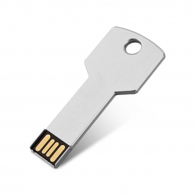 More about 2GB USB 2.0 Stick Flash Drive Aluminium silber Schlüssel Metall kompakt Farbe: Silber