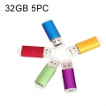 KZKR 5 stück USB Stick 32GB USB 3.0 Mehrfarbig Speicherstick USB Sticks Data Datenspeicher