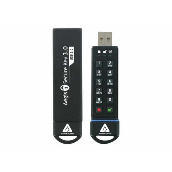 Apricorn Aegis Secure Key 3.0 - USB-Flash-Laufwerk - 60 GB