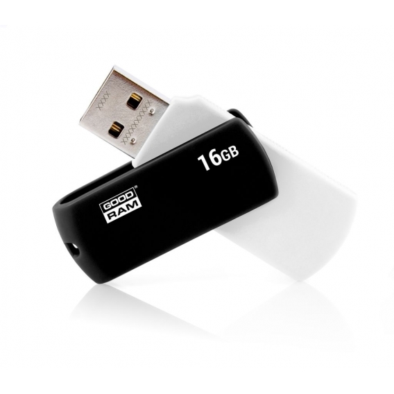 GoodRam UCO2 - 16 GB - USB Typ-A - 2.0 - 20 MB/s - Drehring - Schwarz - Weiß