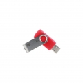 Goodram UTS3, 8 GB, USB Typ-A, 3.2 Gen 1 (3.1 Gen 1), 60 MB/s, Drehring, Rot, Silber
