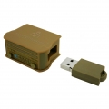 Soundmaster NR5U, 8 GB, USB Typ-A, 2.0, andere, 40 g, Braun