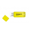 Integral 32GB USB3.0 Memory Flash Drive (Memory Stick) Neon Gelb
