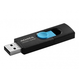 More about ADATA UV220, 16 GB, USB Typ-A, 2.0, Dia, 7,5 g, Schwarz, Blau