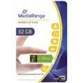 MediaRange USB-Stick PAPER-CLIP 32 GB