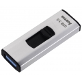 Hama 4Bizz, 128 GB, USB Typ-A, 3.2 Gen 1 (3.1 Gen 1), 70 MB/s, Dia, Schwarz, Silber