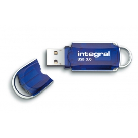 More about Integral 128GB USB3.0 Speicher-Flash-Laufwerk (Memory Stick) Courier Blau