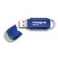 Integral 128GB USB3.0 Speicher-Flash-Laufwerk (Memory Stick) Courier Blau