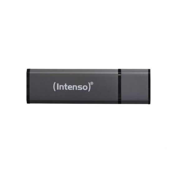 Intenso Alu Line USB2.0 16GB, 16 GB, 2.0, USB-Anschluss Typ A, 28 MB/s, Kappe, Anthrazit