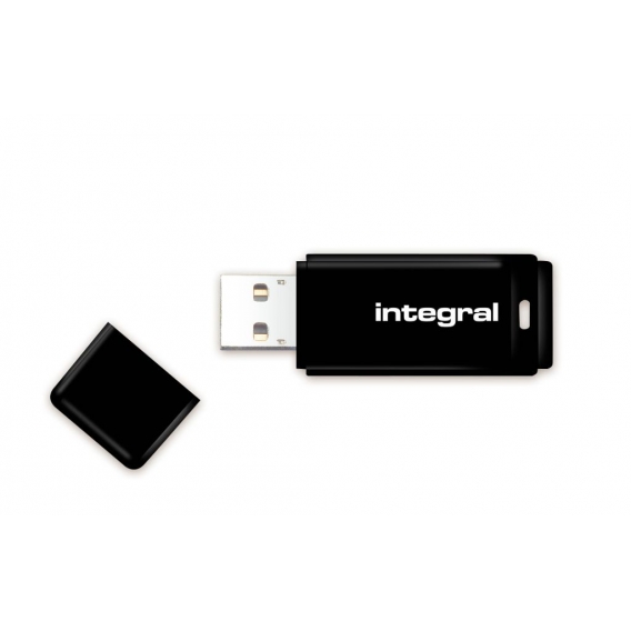 Integral 32GB USB2.0 Memory Flash Drive (Memory Stick) Schwarz