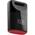 Silicon Power Touch T06 16 GB, USB 2.0, Schwarz