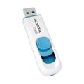 ADATA C008 64 GB, USB 2.0, Weiß/Blau