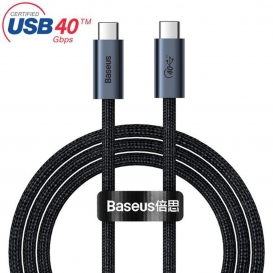 More about Baseus Flash Series USB4 40Gbps Kabel USB Typ C - USB Typ C 8K 60Hz Video 100W Ladeleistung grau (CASS010014)