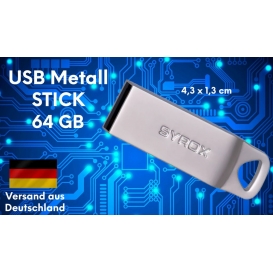 More about 64GB MINI USB Stick Schlüsselanhänger USB 3.0 Silber Metall USB Flash Driver Speicherstick Mermory Stick