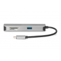 DIGITUS USB-C Docking Adapter 5-Port grau