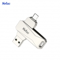 Netac U381 128 GB Micro-USB + USB-Doppelschnittstelle Flash-Laufwerk Plug & Play-Speichererweiterung fuer Mobiltelefone U Disk