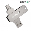 BlitzWolf BW-UPC2 2 in 1 Typ C USB3.0 Ultraschnelle Übertragung 360 ° -Drehung Zinklegierung 32 GB 64 GB Unterstützung OTG USB-F