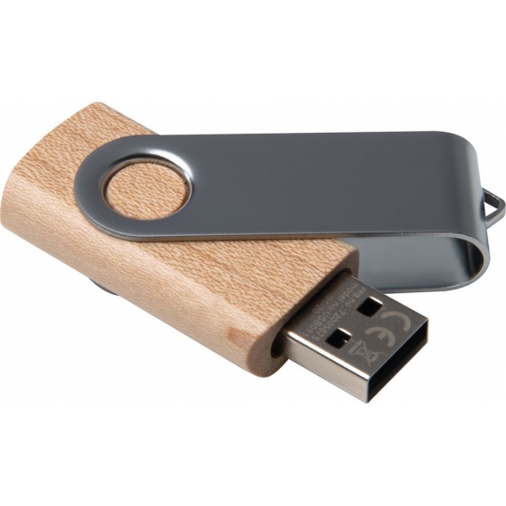 USB-Stick aus hellem Holz (Ahorn) / 4GB