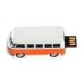 AutoDrive, USB 2 Flash Drive, Bus T1 Bulli, 32 GB, orange