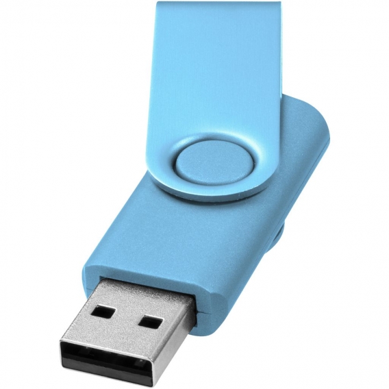 Bullet Metallic-USB-Stick (2 Stück/Packung) PF2456 (4 GB) (Blau)
