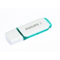 Philips USB-Stick 8GB Drive Snow, USB 2.0, Farbe: Grün