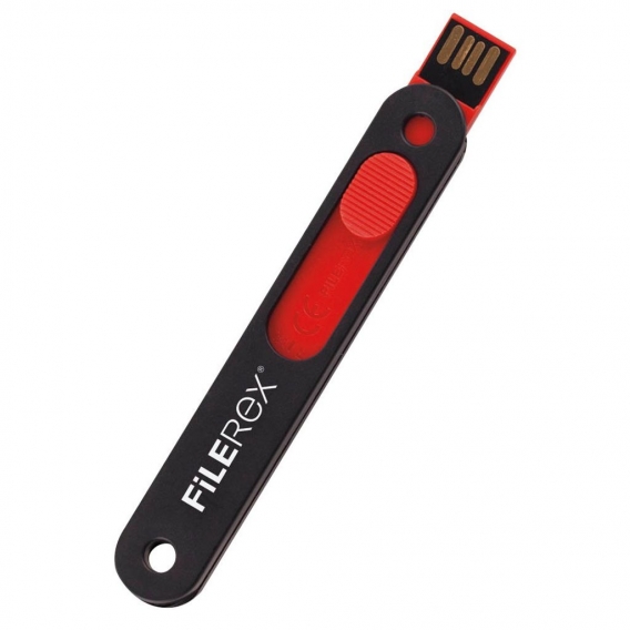 FiLEREX 230104 USB-Stick Premium schwarz, rot 16 GB