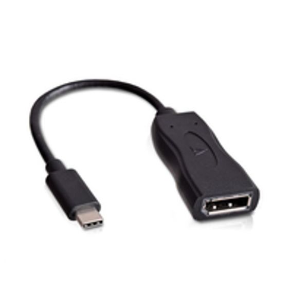 V7 USB-C(m) auf Displayport(w) Adapter Schwarz, 3840 x 2160 Pixel