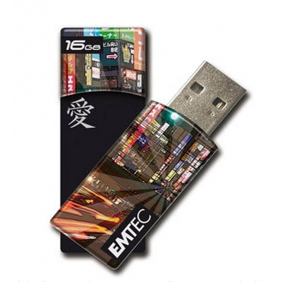 Emtec EKMMD8GM413 Tokyo BY Night 8 GB USB 2.0 Stick
