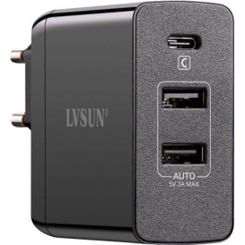 More about LVSUN Travel LS-QW45-PD USB-Ladegerät Steckdose max. 6000mA 3 x USB, USB-C