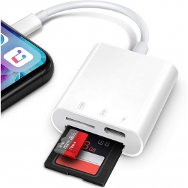 More about 3 in 1 Lighting Kartenleser USB TF SD Card Reader für iPhone iPad Adapter