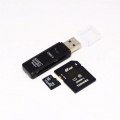 USB 3.0 Kartenleser, Highspeed SD/Micro SD Kartenlesegerät - Unterstützt SD / Micro SD / TF / SDHC / SDXC / MMC - kompatibel mit
