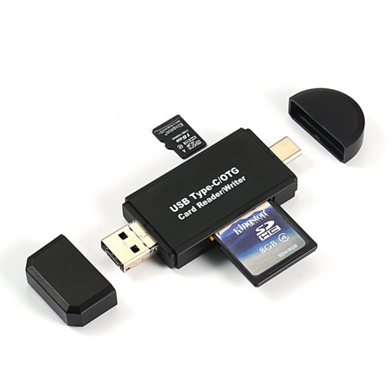 Multi 3in1 Card Reader USB 2.0 sd karte Typ-C/USB/Mirco Kartenleser OTG Adapter Kartenlesergerät