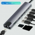 Kartenlesegeräte Typ-C-Hub Laptop-Dockingstation USB-Adapter PD HDMI SD/TF-Kartenleser SD Kartenleser