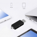 3.0 USB Type- C Kartenleser, SD / Micro SD Kartenleser Speicherkartenleser mit Micro USB OTG, USB 3.0 Adapter für Samsung, Huawe