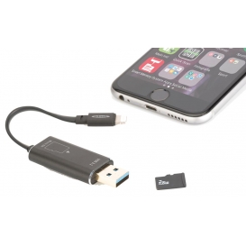More about ednet Datenkabel "Smart Memory" Farbe: schwarz USB 3.1,