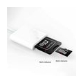 KZKR 3in1 SD-Kartenadapter Speicherkartenleser Kompatibel für iPhone und iPad, Weiß